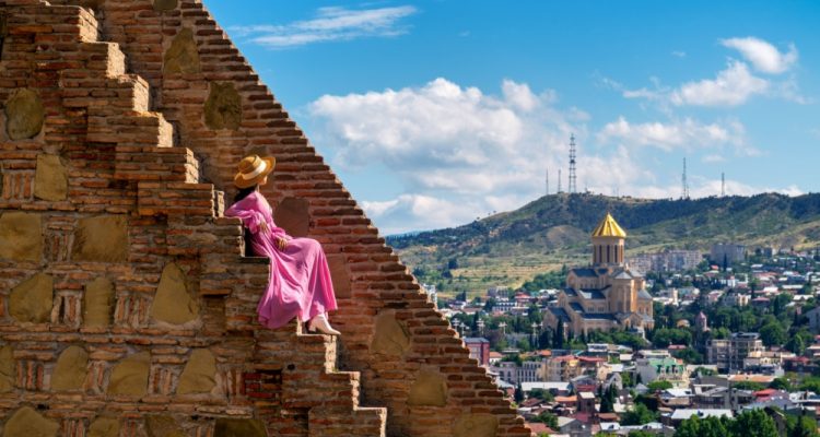 Woman in Tbilisi, Georgia